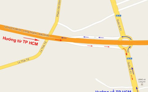 Ôtô đi cao tốc TP.HCM - Long Thành - Dầu Giây tăng vọt