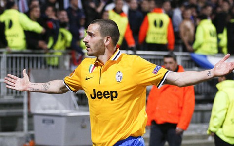 Bonucci đem về lợi thế cho Juventus