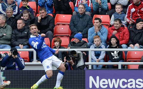 Đá bại Sunderland 1-0, Everton vào Top 4