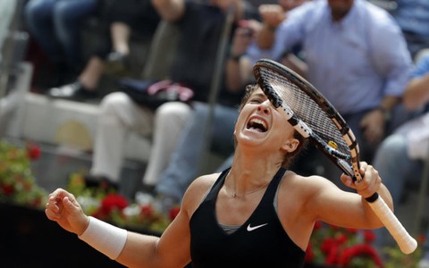 Đánh bại Li Na, Errani vào bán kết Giải Rome Masters
