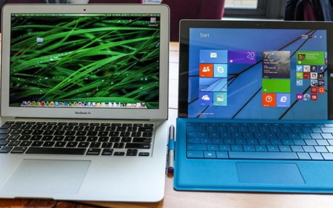 Surface Pro 3 so cấu hình MacBook Air