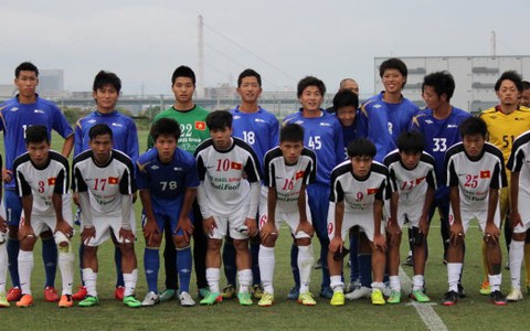 U-19 VN thua đội trường đại học Hannan 1-7