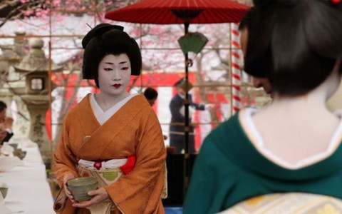 Geisha thời du lịch tại Nhật
