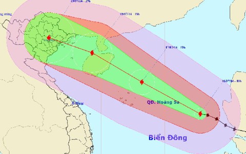 Bão số 2 có khả năng đổ bộ vào Quảng Ninh - Hải Phòng