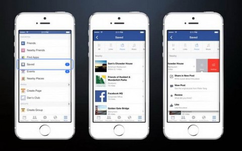 Facebook: sao lưu tin hay để đọc lại với Save