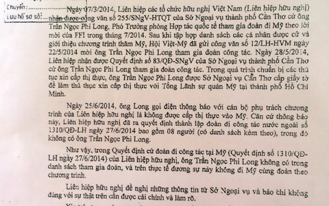 Tự ý xuất cảnh, không đi theo đoàn