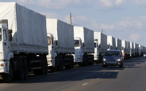 Nga đơn phương đưa đoàn xe cứu trợ vào Ukraine