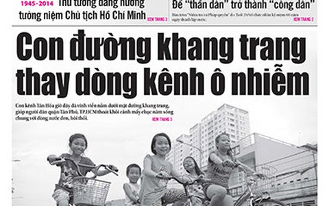 Tuổi Trẻ 2-9: Con đường khang trang thay dòng kênh ô nhiễm
