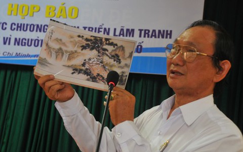 ​Triển lãm, đấu giá tranh ủng hộ người nghèo