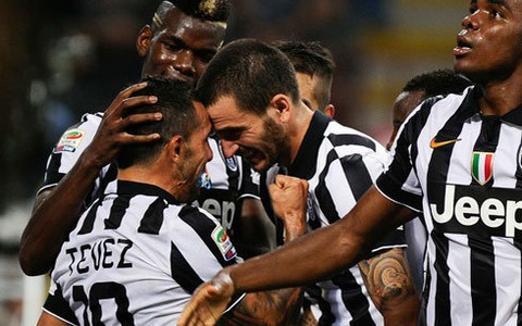 Tevez giúp Juventus hạ gục AC Milan