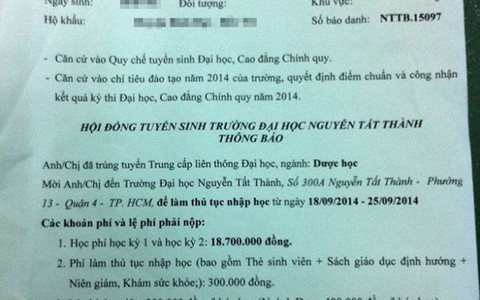 Không thi vẫn trúng tuyển ĐH dược