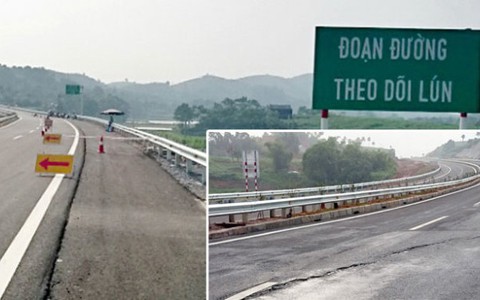 Cao tốc Nội Bài - Lào Cai: Mới thông xe đã lún nứt