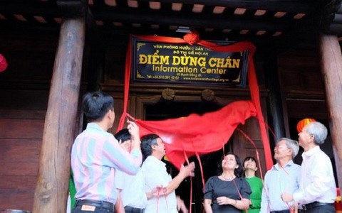 Khai trương điểm dừng chân du khách tại phố cổ Hội An