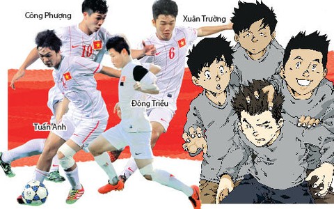 U-19 Việt Nam lên truyện tranh