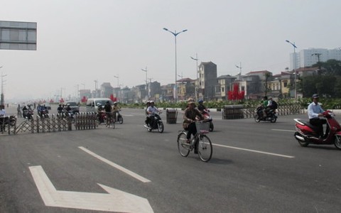Thông xe đường 5 kéo dài, khánh thành cầu Đông Trù