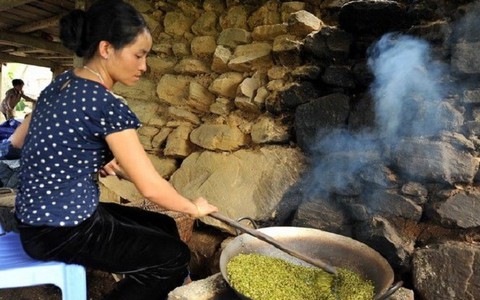 Mát dịu mùa cốm ở Lào Cai
