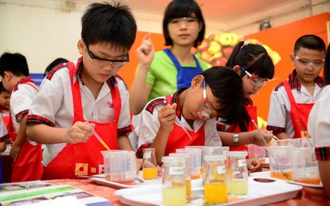 Nghĩ về buổi học bằng mắt và tay