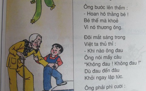 Tranh cãi quanh đoạn trích bài thơ Thương ông