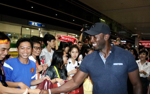 Dwight Yorke đã có mặt tại TPHCM