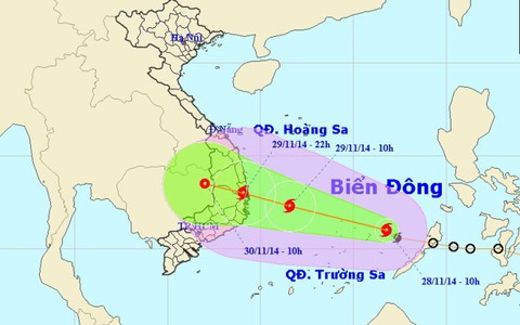 Tìm mọi biện pháp thông báo cho tàu thuyền tránh bão