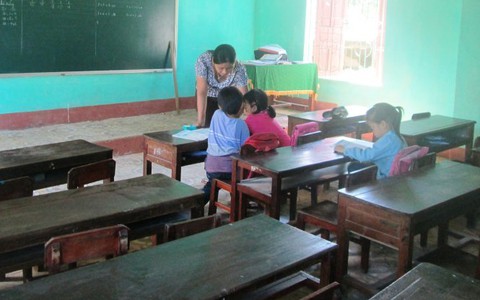Học sinh Hương Bình đã trở lại trường