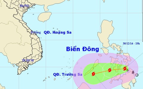 Bão Jangmi có khả năng vào biển Đông