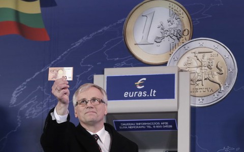 ​Litva chính thức sử dụng đồng Euro từ hôm nay