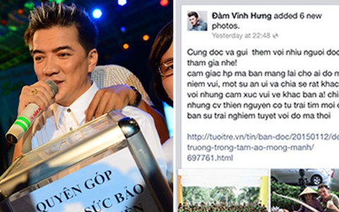 Đàm Vĩnh Hưng: muốn góp sức nhiều hơn