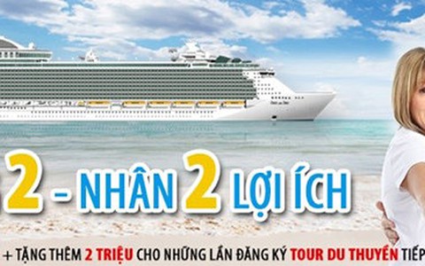Du thuyền tháng 2 - nhân 2 lợi ích