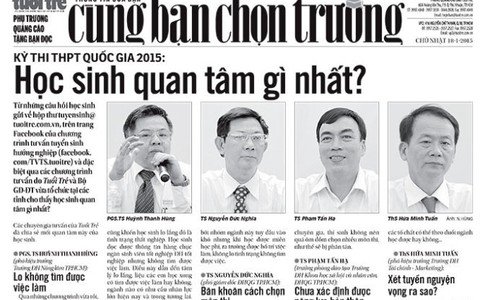 Phụ trương Cùng bạn chọn trường số 3 sắp phát hành