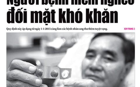 Làm báo cùng Tuổi Trẻ: Bệnh nhân nghèo đã vơi bớt khó khăn
