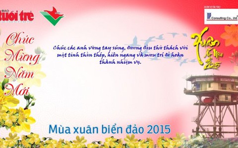 ​Đã có gần 3.000 lượt bạn đọc làm thiệp biển đảo