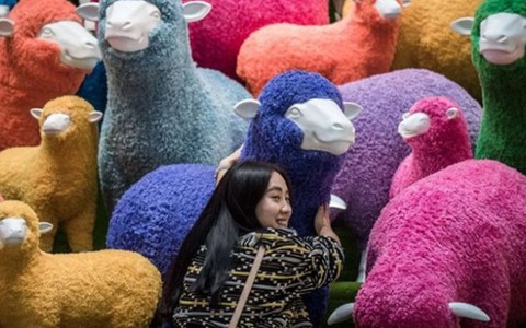 ​Châu Á đón giao thừa Ất Mùi 2015