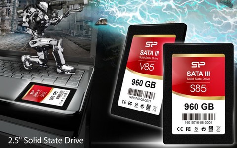 SSD Slim S85 và Velox V85 có dung lượng đến 960GB