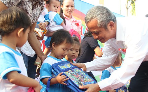 Khánh thành trường mẫu giáo cho con em công nhân