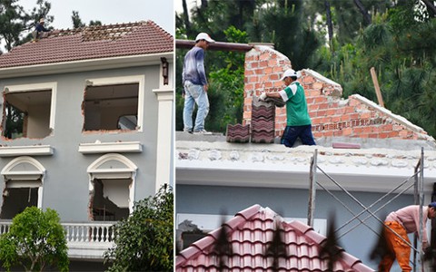 Xin chuyển đổi một phần biệt thự trái phép làm du lịch