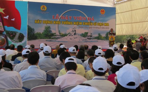 Điểm tin: Đặt đá xây dựng khu tưởng niệm chiến sĩ Gạc Ma