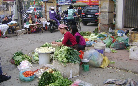 Hà Nội quyết dẹp chợ cóc, chợ tạm