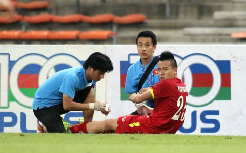 Huy Toàn vắng mặt trận gặp Olympic Nhật Bản