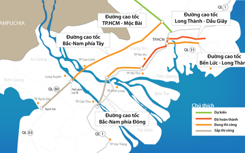 ​Đường cao tốc kết nối vựa lúa ĐBSCL