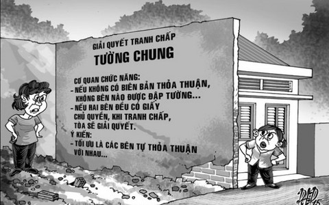 Rắc rối với tường chung