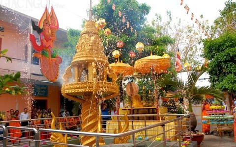 Kiên Giang hỗ trợ hộ nghèo đón Tết Chôl Chnăm Thmây