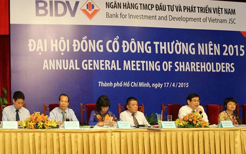 Cổ đông lo ngại khi BIDV hoán đổi cổ phiếu tỉ lệ 1:1