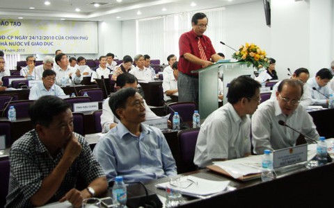 Thiếu cơ sở pháp lý để địa phương quản lý các trường ĐH, CĐ
