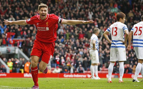 Gerrard thắp lại hi vọng dự Champions League cho Liverpool