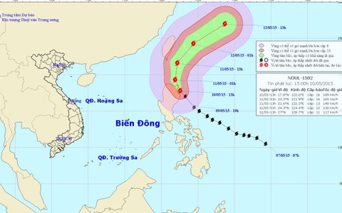 Bão Noul mạnh thành siêu bão, tiến thẳng Philippines