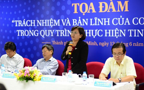 Báo chí và trách nhiệm
với thân phận con người