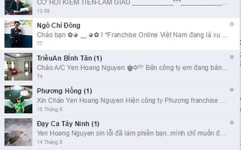 Cách "tiêu diệt" tin nhắn quảng cáo trên Facebook