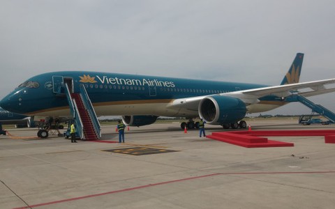 Vietnam Airlines nhận máy bay đời mới Airbus A350