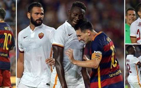 Xem clip Messi nổi nóng khó hiểu